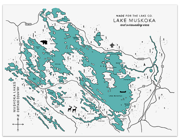 Lake Muskoka Map – Made For The Lake Co.