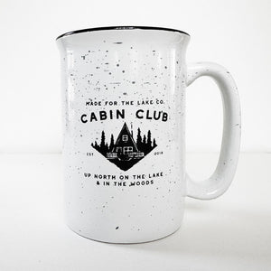 Cabin Club Speckled Mug