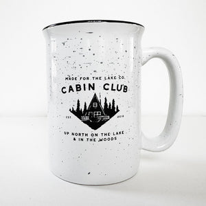 
                
                    Load image into Gallery viewer, Cabin Club Speckled Mug
                
            