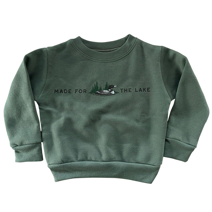 Loon Call Kids Crewneck – Made For The Lake Co.