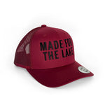 Burgundy Logo Mesh Trucker Hat