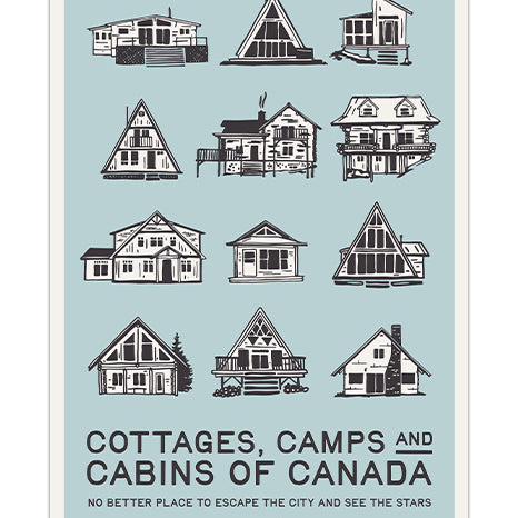 Cottages, Camps & Cabins Print
