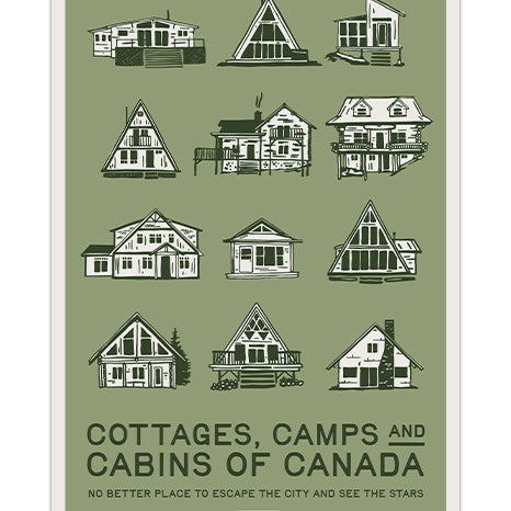 Cottages, Camps & Cabins Print