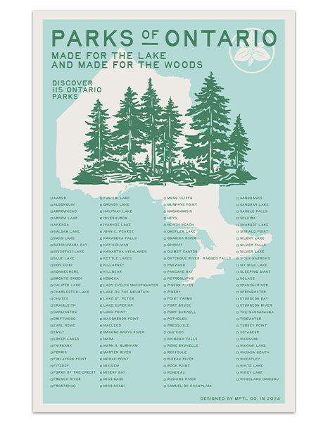 Parks of Ontario Print