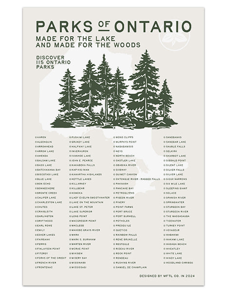 Parks of Ontario Print