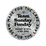 Sunday Funday Glitter Sticker