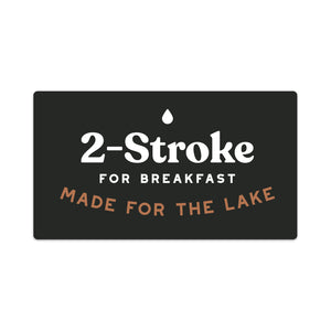 2-Stroke for Breakfast Sticker