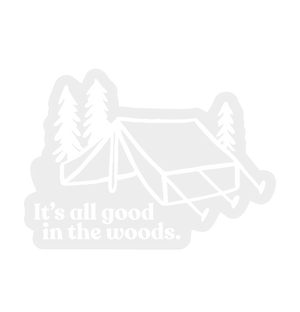 All Good Tent Clear Sticker