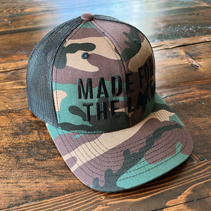 
                
                    Load image into Gallery viewer, Camo Logo Mesh Trucker Hat
                
            