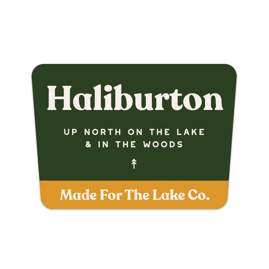 Haliburton Sticker – Made For The Lake Co.