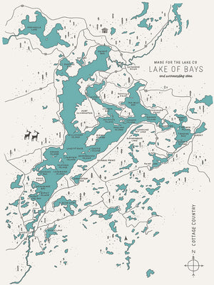 
                
                    Load image into Gallery viewer, Lake of Bays Map
                
            