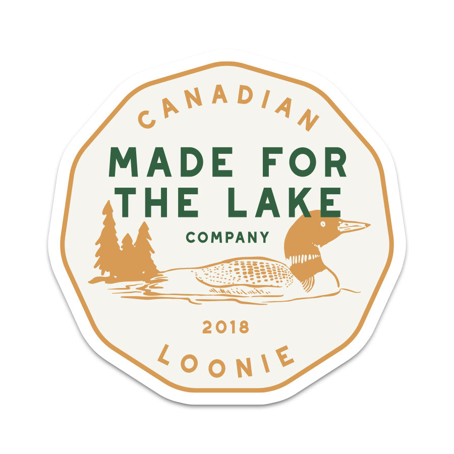Loonie Sticker