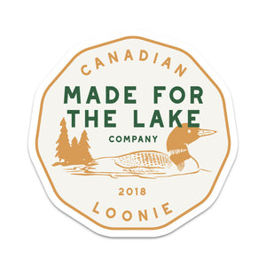 Loonie Sticker