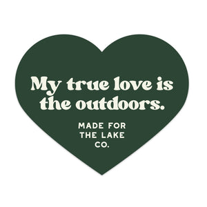 Love Outdoors Sticker