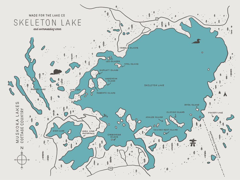 
                
                    Load image into Gallery viewer, Skeleton Lake Map
                
            