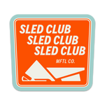 Sled Club Sticker